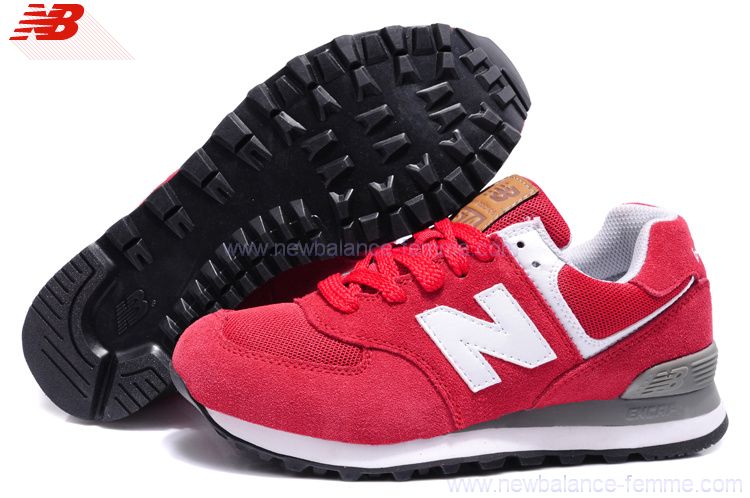 new balance ml574 rouge femme